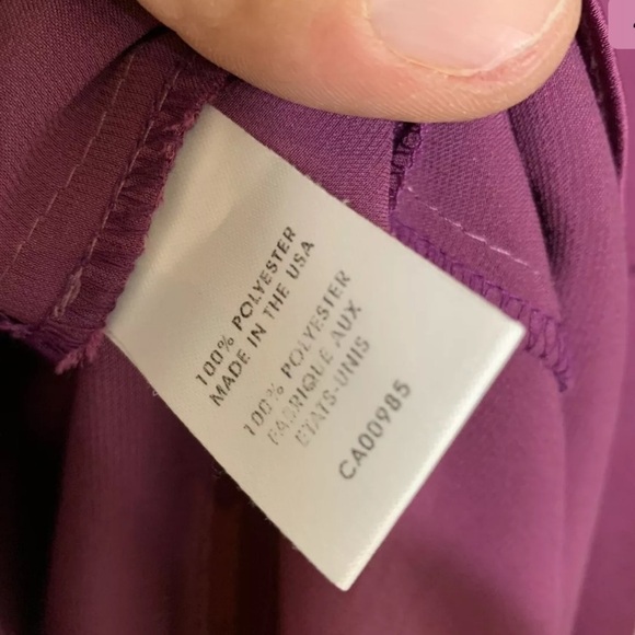 Nanette Lepore womens dress size 4 burgundy - Picture 4 of 5